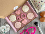 Pink Heart Happy 30th Milestone Birthday Letterbox Personalised Cookies