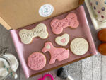 Dog Mum Happy Mother's Day Pink Letterbox Personalised Cookies