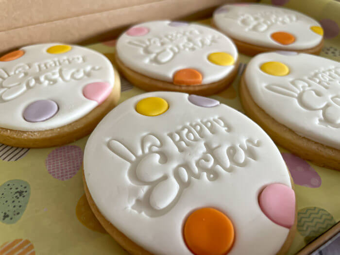 Happy Easter Egg Letterbox Cookies