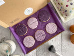 Happy Birthday Personalised Cookies Purple