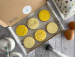 Happy Birthday Personalised Cookies Yellow