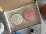 Pink Happy Mothers Day Duo Letterbox Personalised Cookies