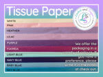 Infographic Tissue Paper Choices