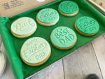 Happy Fathers Day Green Letterbox Cookies