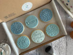 Happy Birthday Personalised Cookies Blue