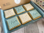 I Love You Blue Letterbox Personalised Cookies