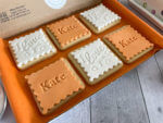 I Love You Orange Letterbox Personalised Cookies