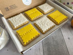 I Love You Yellow Letterbox Personalised Cookies