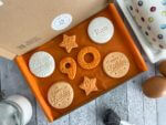 Orange Star Happy 90th Milestone Birthday Letterbox Personalised Cookies