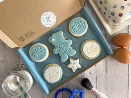 Its a Boy Letterbox Personalised Cookies