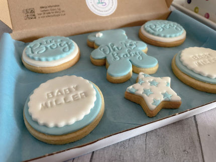 Its a Boy Letterbox Personalised Cookies