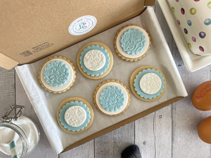 Just Because Blue Letterbox Cookies