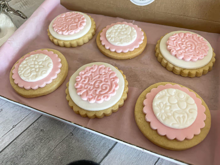 Just Because Pink Letterbox Cookies