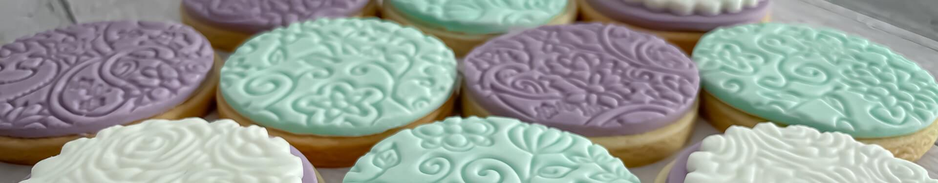 Locket & Sugar Hero Banner Teal & Purple Cookies