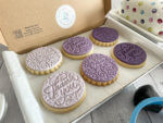 Thank You Purple Letterbox Cookies