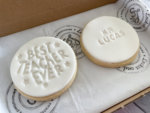 Thank You Best Teacher White Personalised Duo Letterbox Cookies