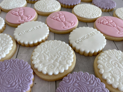 Congratulations Pink and Purple Cookies Party Box