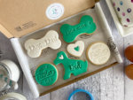 Dog Dad Happy Fathers Day Green Letterbox Personalised Cookies