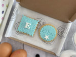 Just Because Blue Duo Letterbox Personalised Cookies