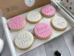 Well Done Congratulations Nurse Pink Personalised Letterbox Cookies