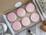 Congratulations Pink Letterbox Personalised Cookies