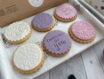 Get Well Soon Letterbox Cookies Pink and Purple