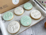 New Job Green Personalised Letterbox Cookies